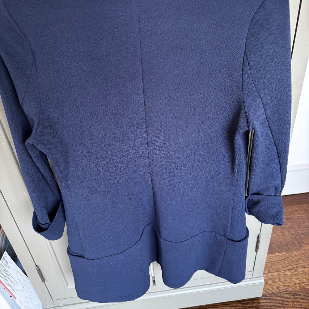 French Mauve Melanie Blazer Size Small Navy - Picture 5 of 5